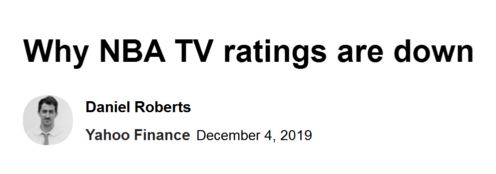 nba电视收视率为什么下降(NBA电视收视率暴跌23%！美媒解析四原因，洛城双雄一起背锅？)