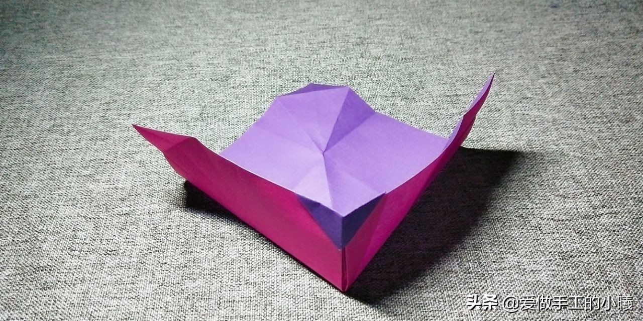 收纳盒折纸图解，简单又实用