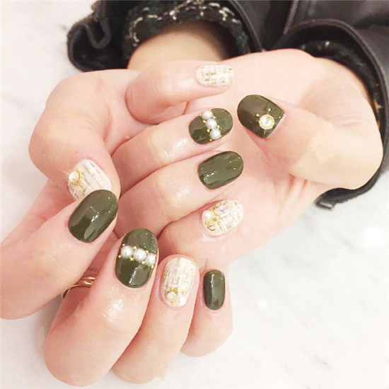 海豚湾美甲 毛呢美甲图片大全