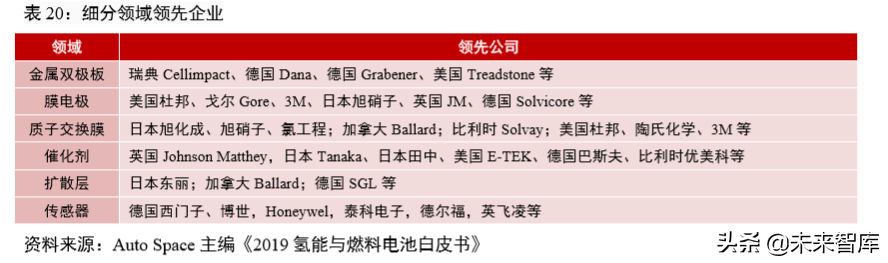 氢燃料电池汽车产业深度研究（61页）