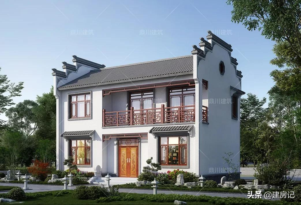 国人想建的房子，不可缺这6款湖北农村别墅，中式合院雅致又高级