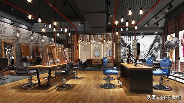 Meigo发型｜理发美发店装修设计风格有哪几种 美发店装修图展示