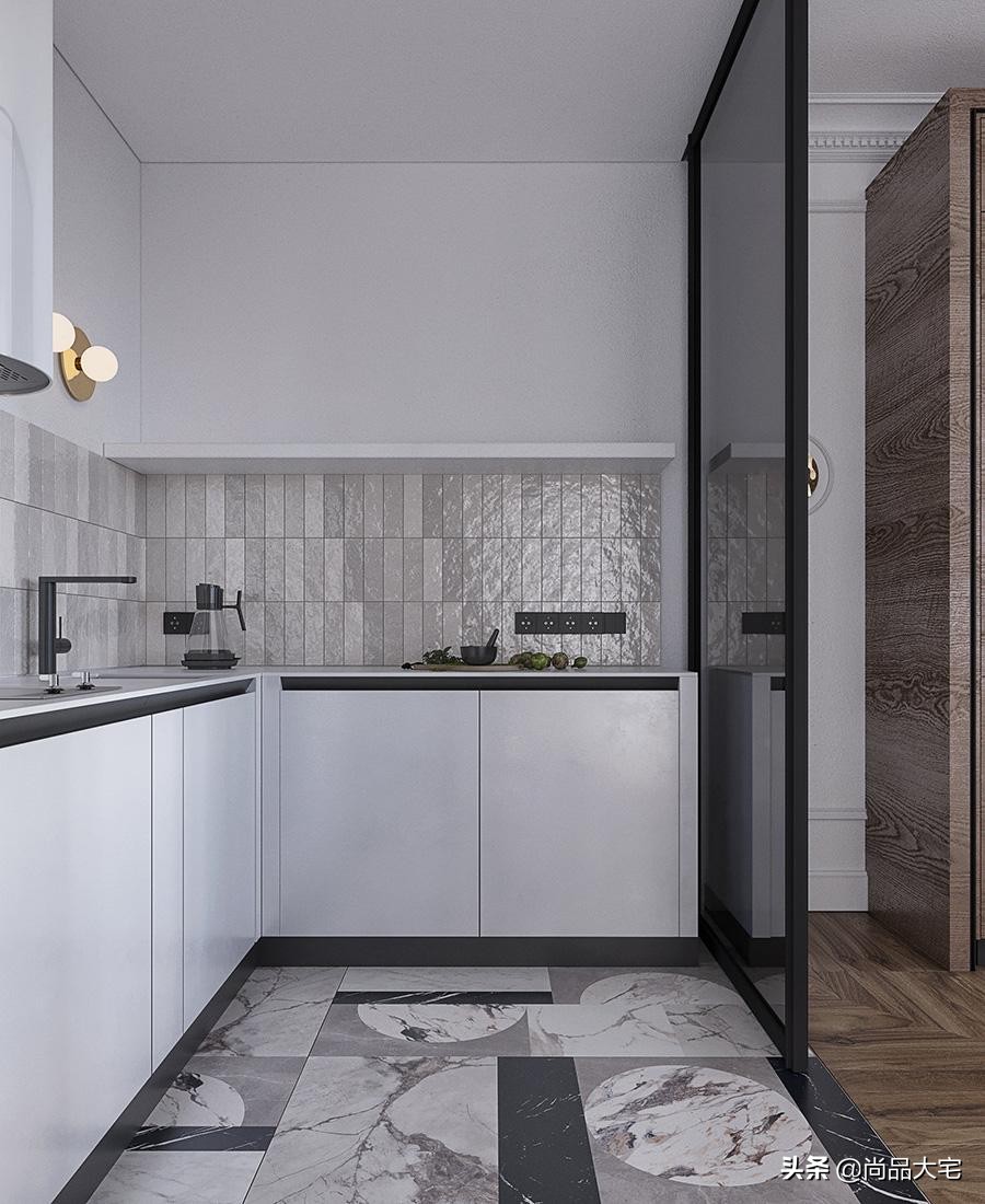 28岁女孩的38㎡公寓，既是家也是工作室，全屋大白墙宽敞大气