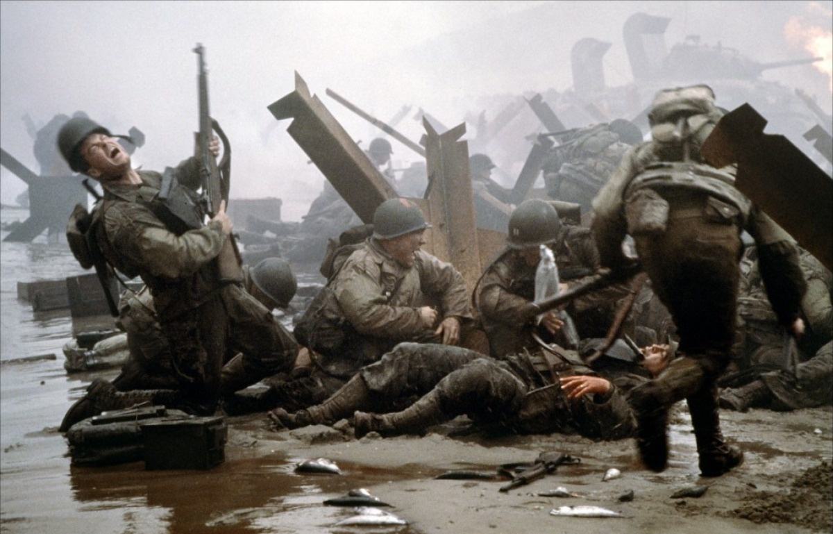 奥马哈海滩的军事设施,海滩上德军的地堡等军事设施几乎没有受到攻击