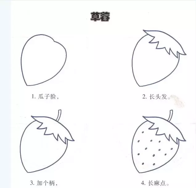 简笔画|幼儿园简笔画教程大全(100种),果断为孩子收藏!