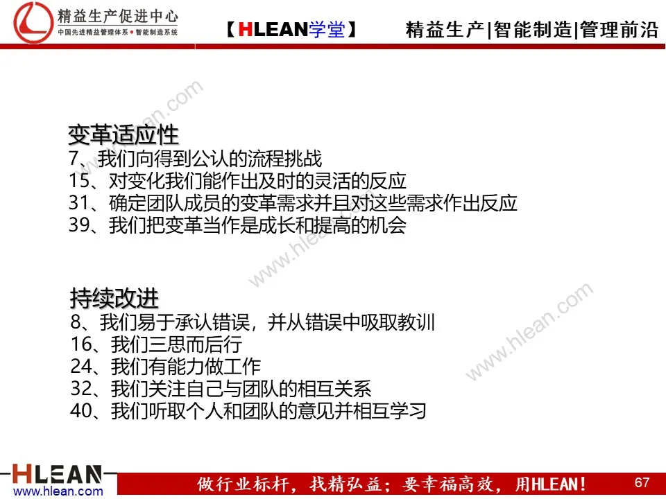 「精益学堂」团队管理