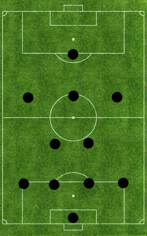 足球4231阵型图片