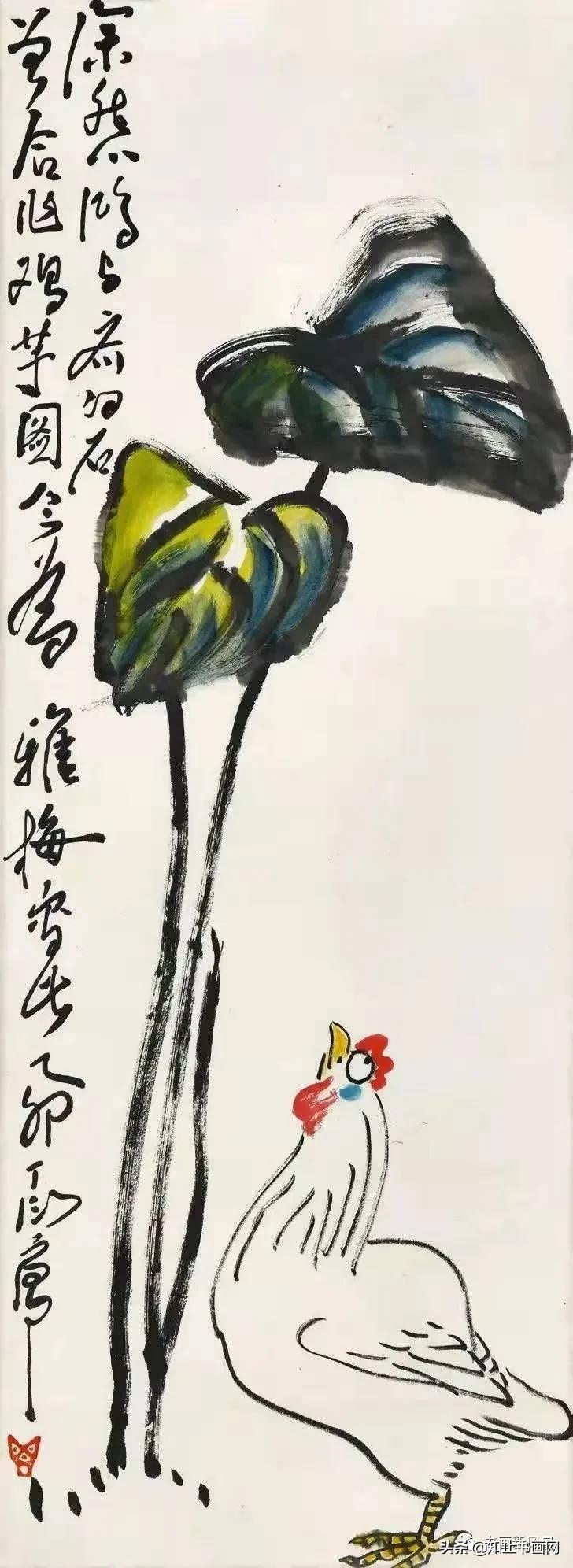 这20幅简笔大写意,意趣无穷