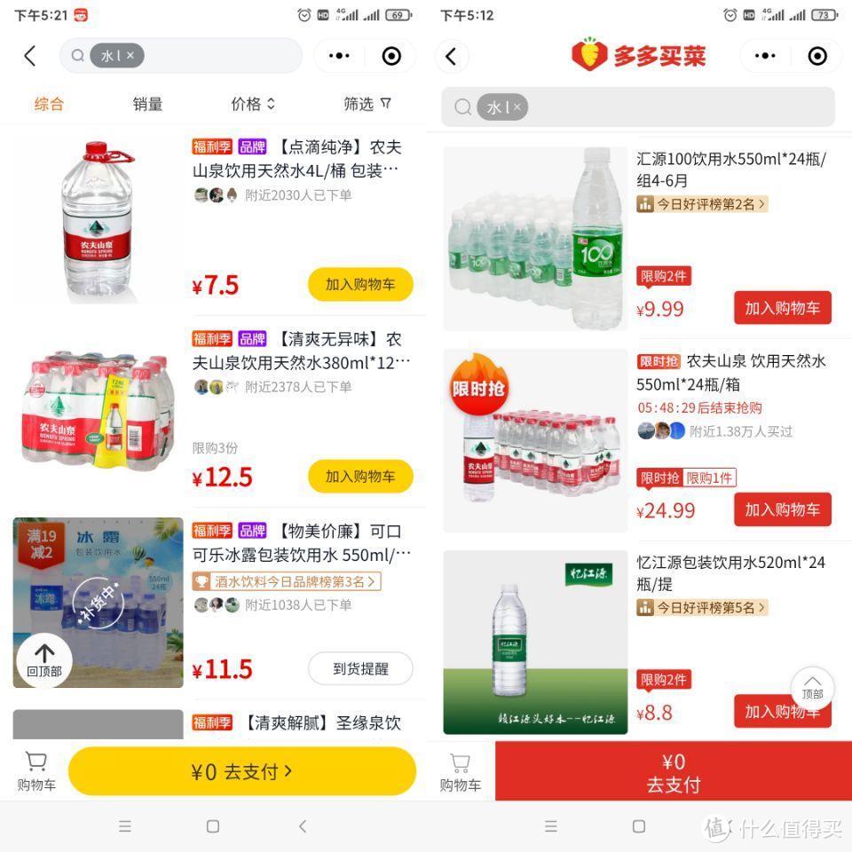無需運費！9大品牌純凈水&礦泉水社區團購價格橫評