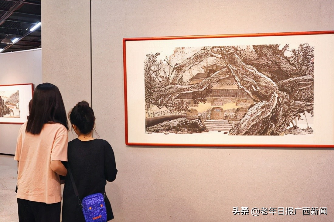 “庆祝中国共产党建党100周年•风展红旗—冯凤举画展”隆重开幕