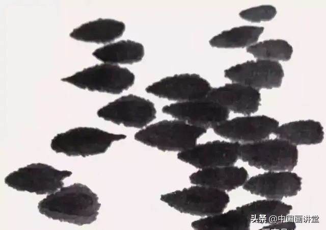 国画教程：12种点叶画法