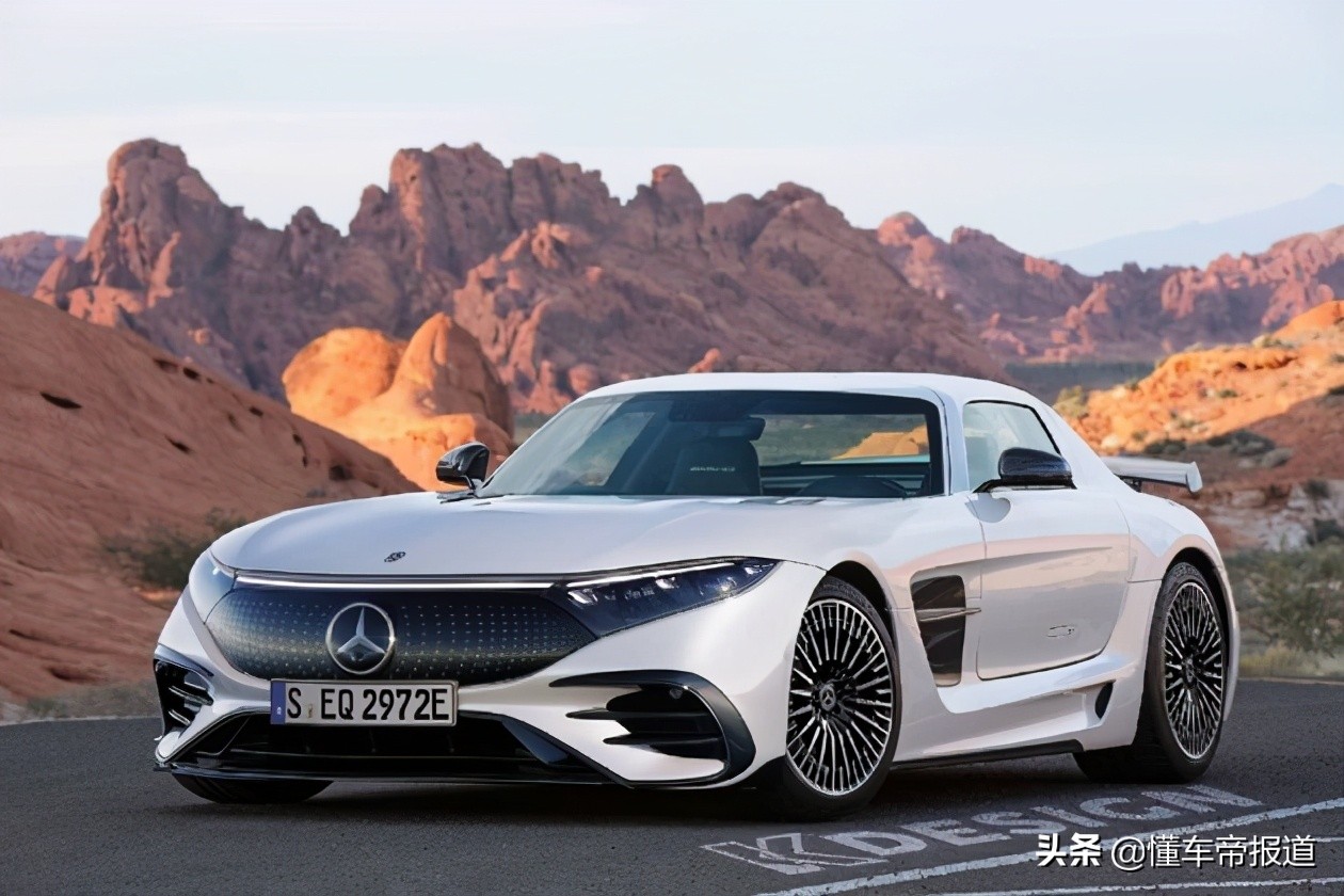 新車｜全新外观+鸥翼门设计！奔驰EQ SLS AMG渲染图曝光