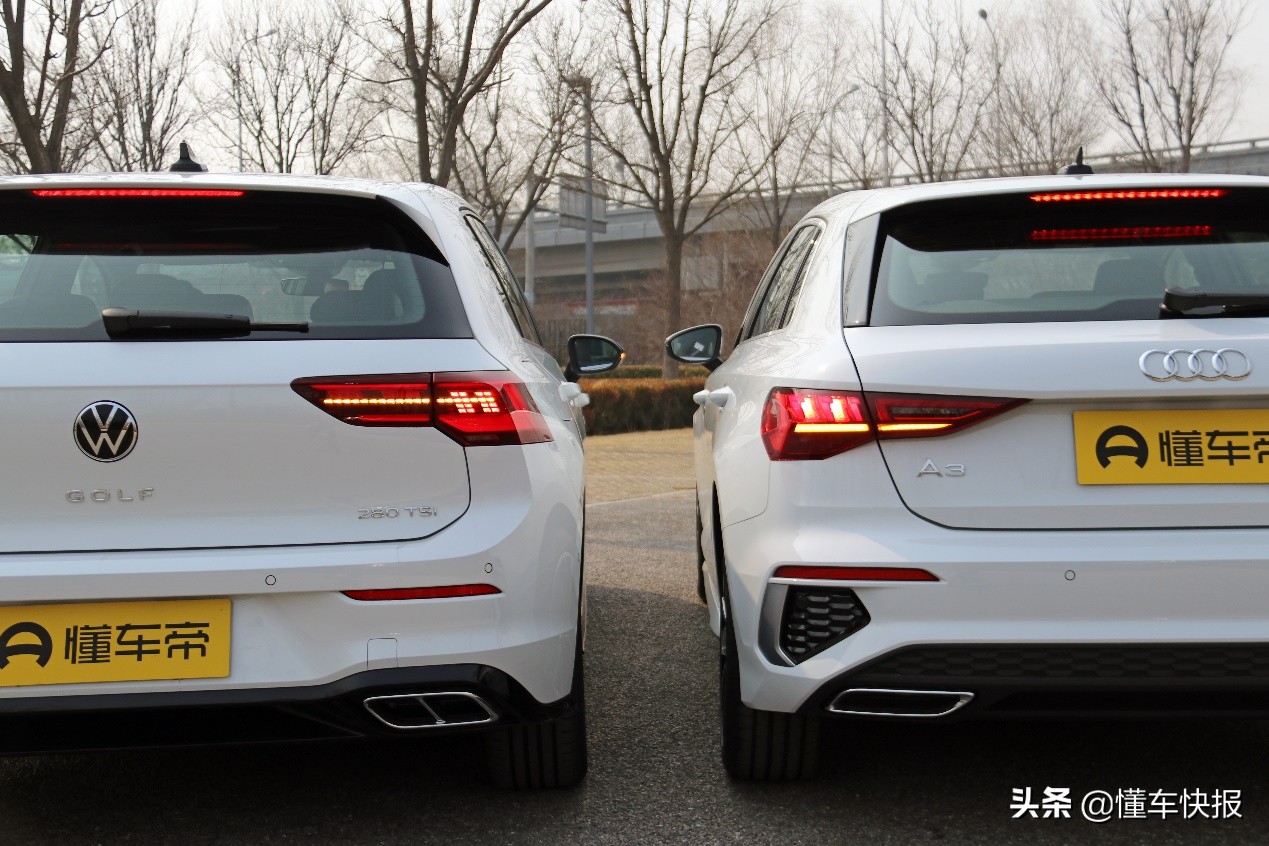 全新数字高尔夫对比奥迪a3 - 114货源网