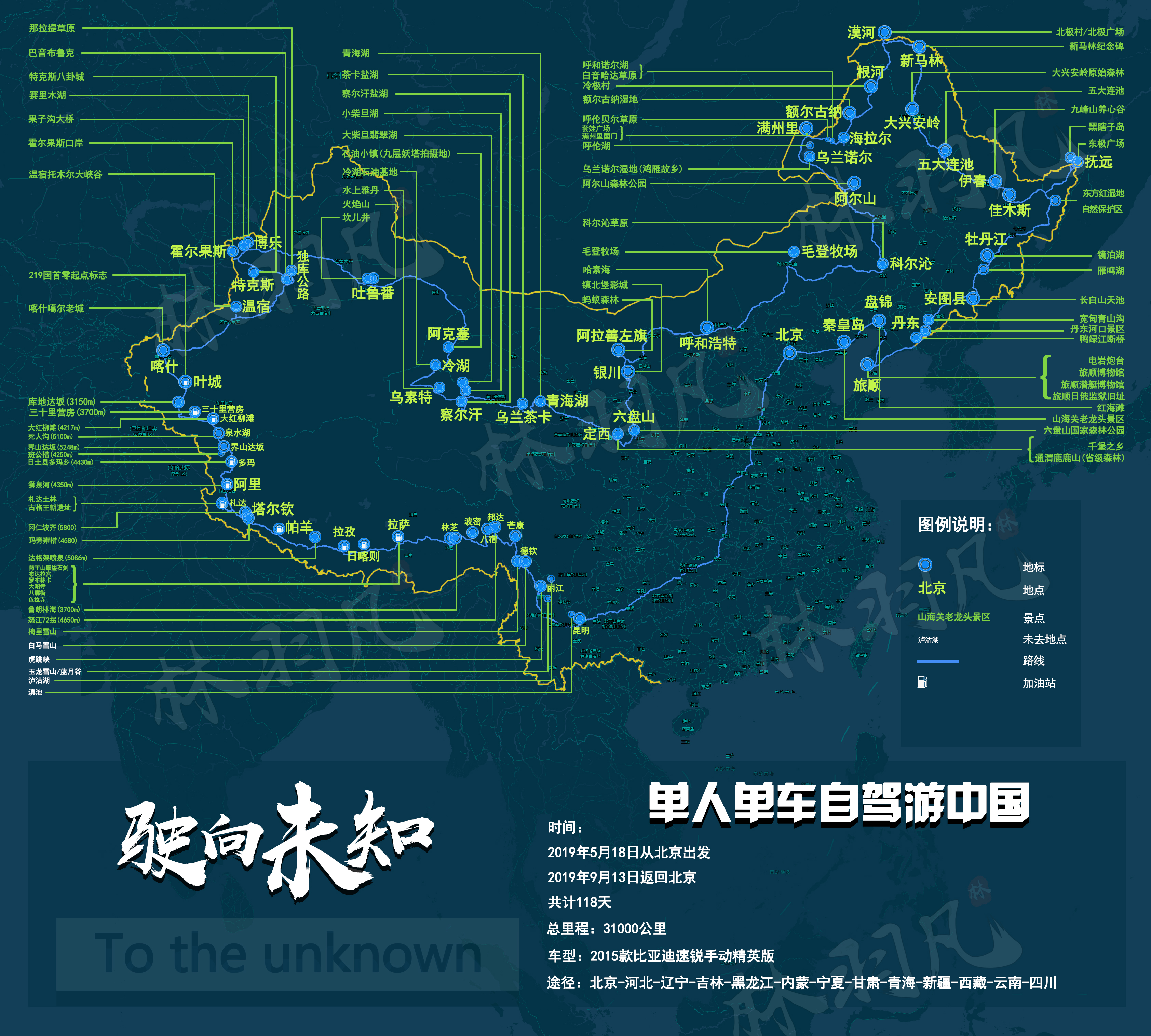 33000公里的长途旅行，自驾游所有装备清单明细和费用