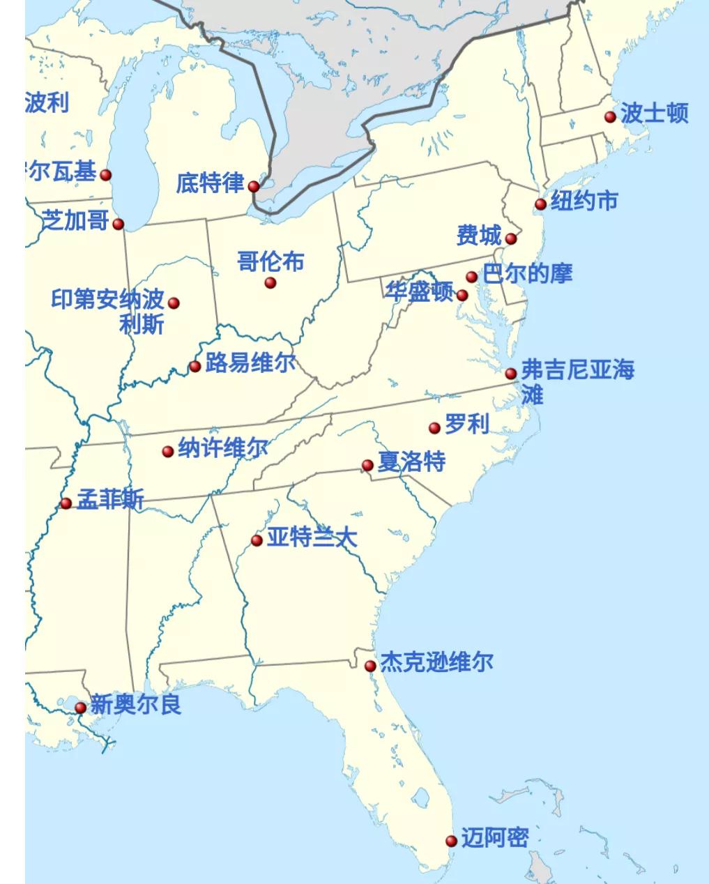 美国城市人口排名列表(326个十万人口以上的城市)