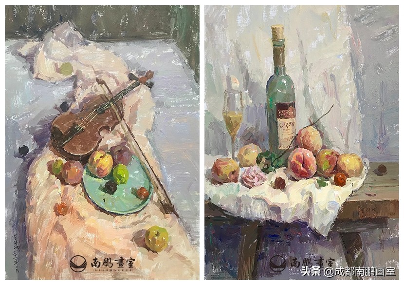 成都南鹏画室小讲堂：美术高考色彩静物万能调色大全