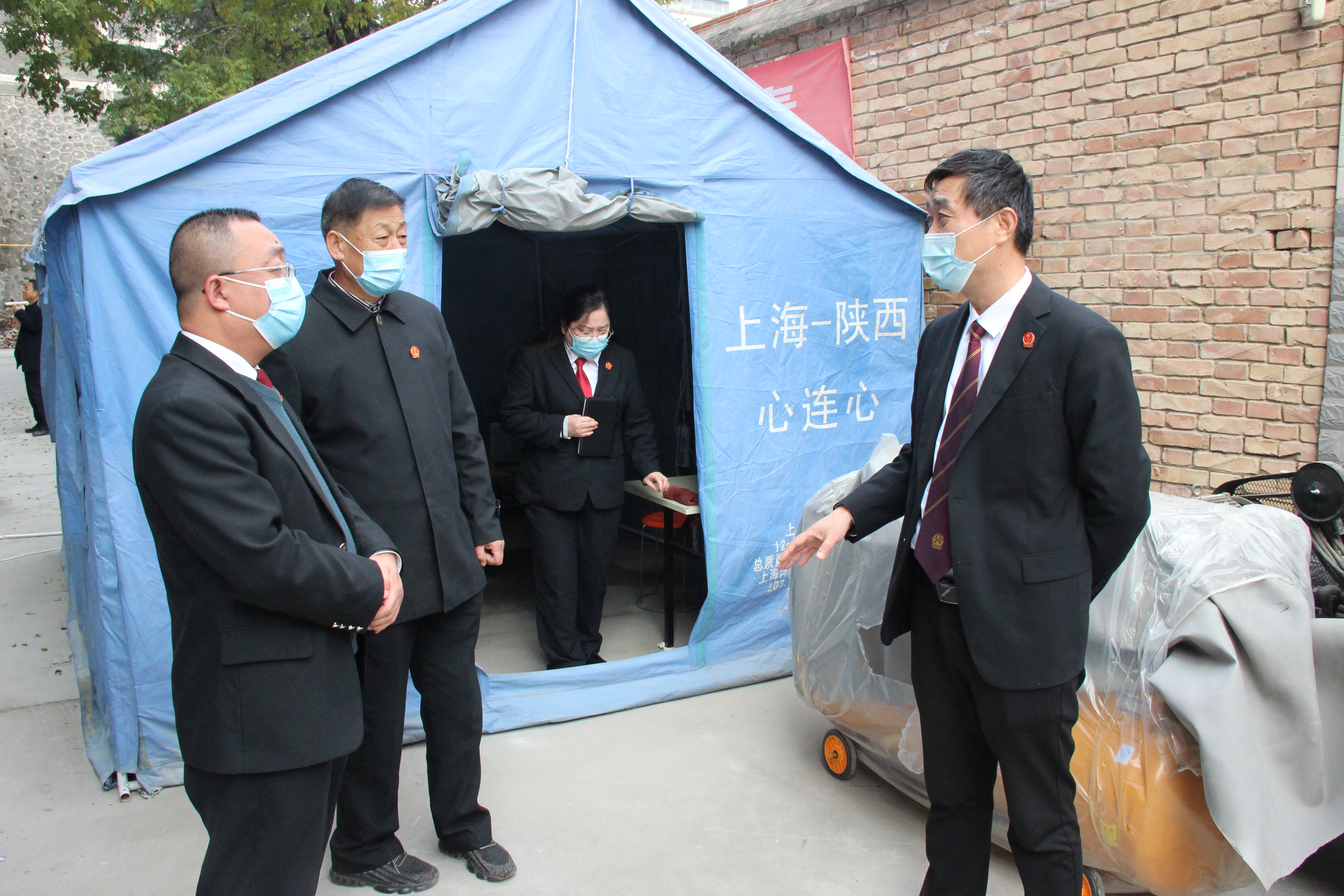 淳化法院代院长赵光耀检查疫情防控工作