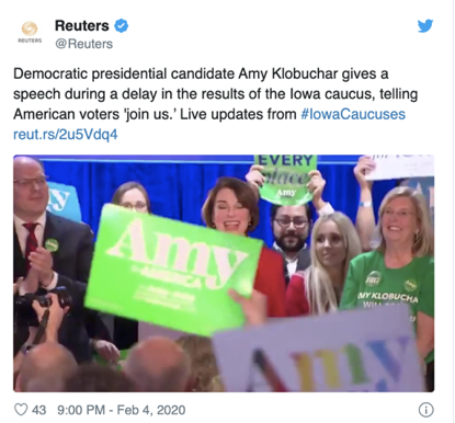 布蒂吉格逆袭爱荷华州党团会议，下一个奥巴马会在这里诞生吗？