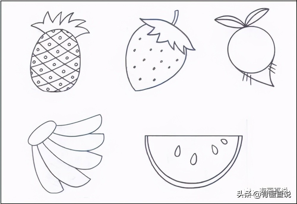 怎么画水果简单可爱(水果画教程集锦速来学)