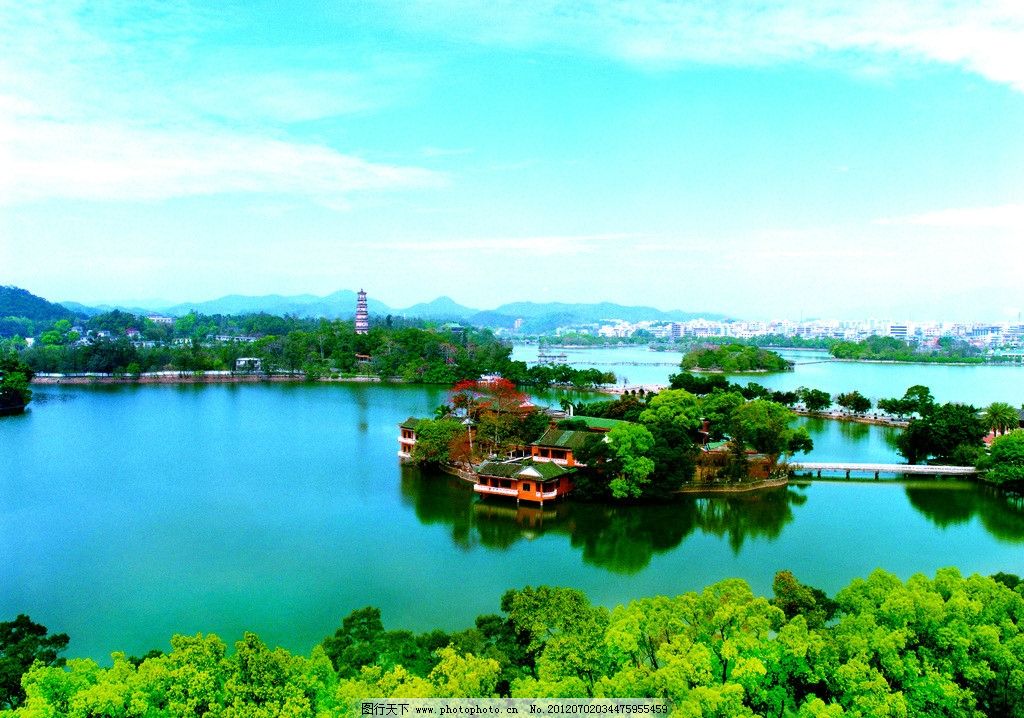 惠州西湖风景名胜，真美，到了惠州不去游玩一下就是白来了
