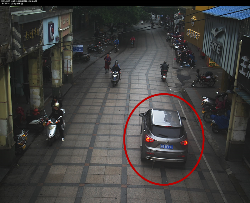 交通违法曝光！