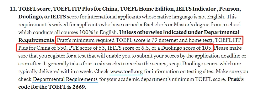 2021年世界顶级名校最新语言成绩要求