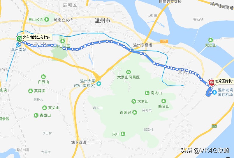 最全温州龙湾国际机场周边班车、公交车、机场大巴时刻表