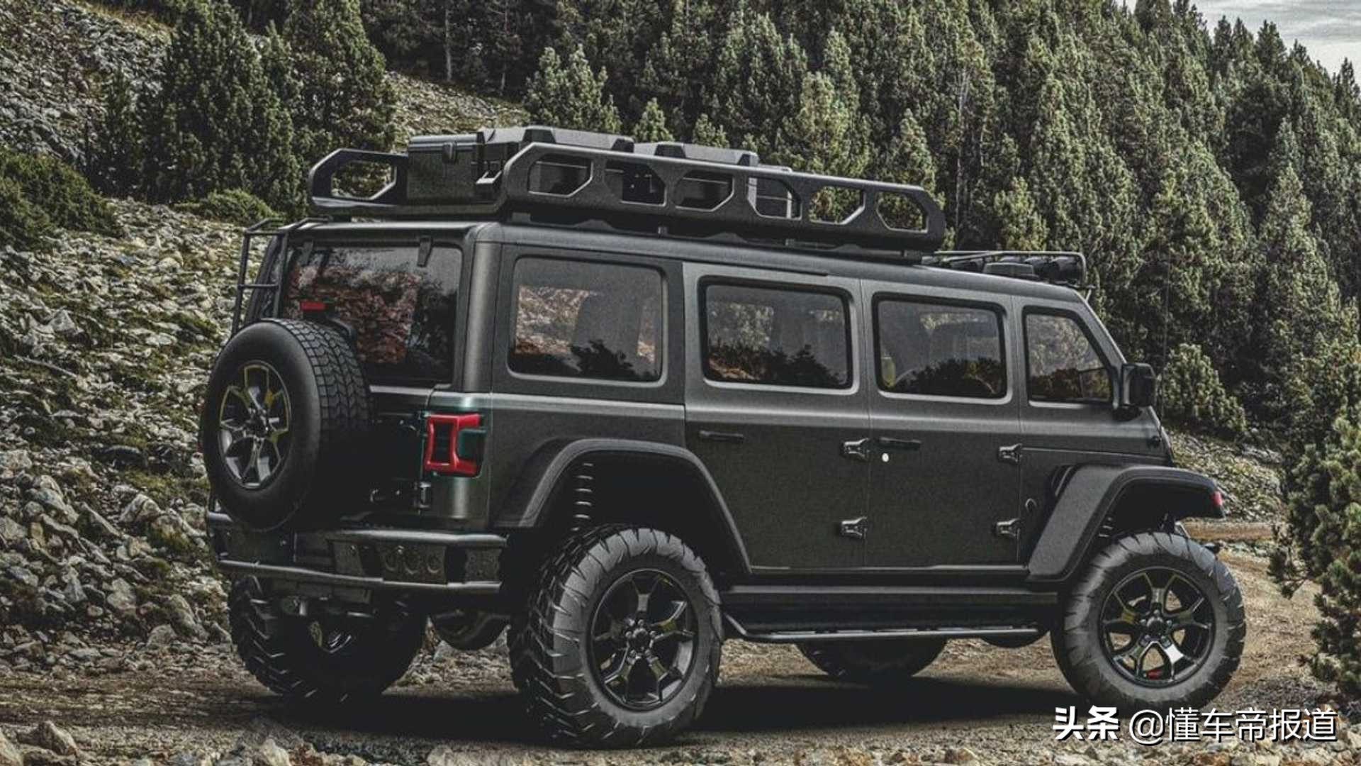 新车｜Jeep要出MPV了？牧马人底盘打造，6座布局+三把锁