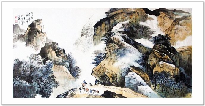 笔底情真 -- 曾晓浒山水画