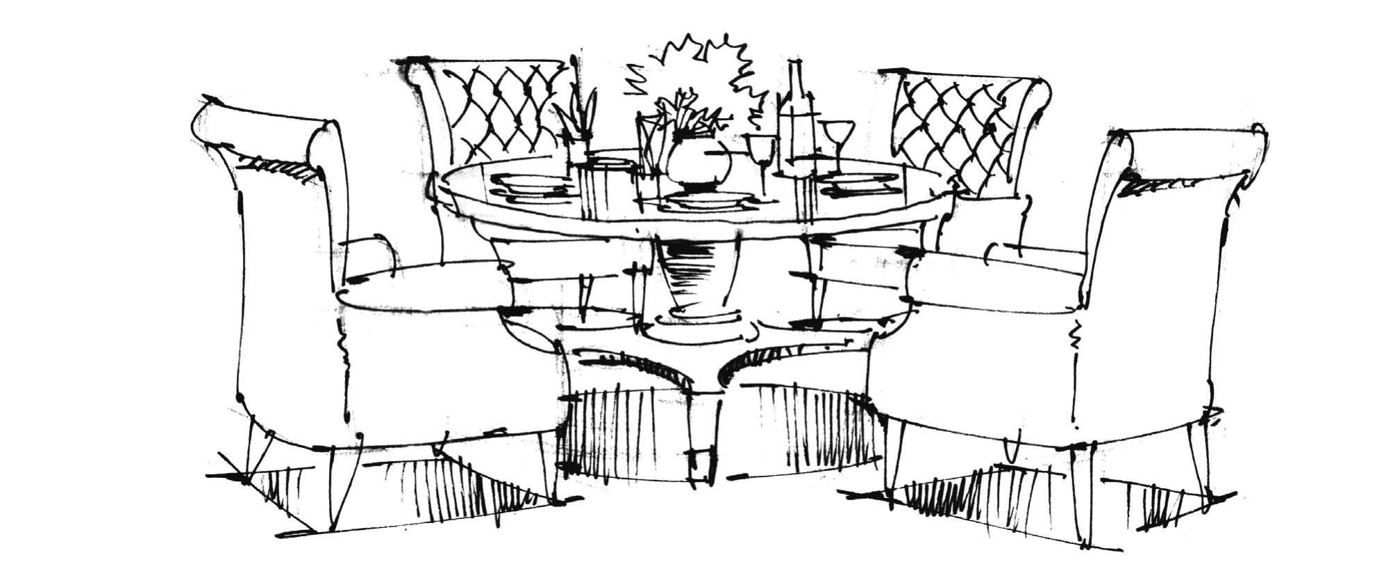 组合家具绘制详细讲解,速写手绘必学基础,绘制步骤讲解