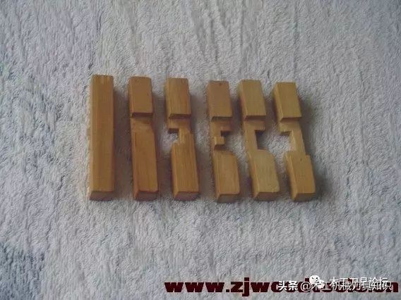 鲁班锁用柱黄金搭档，二十柱可拼四百式详细流程