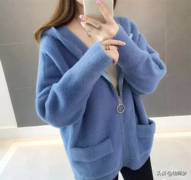 过年最迷人毛衣，叫“仿水貂绒”，时髦百搭，满足女性的美丽愿望