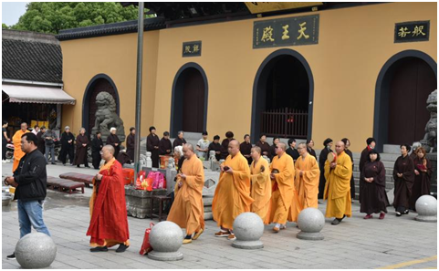 晓明法师与天宁寺