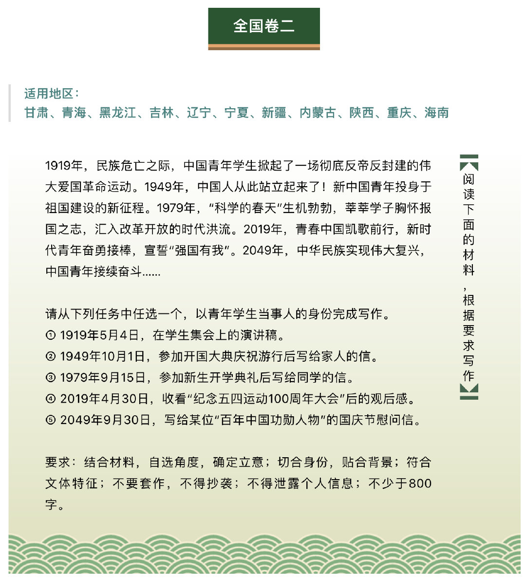 近5年高考作文题目大全！你印象最深刻的是哪篇？