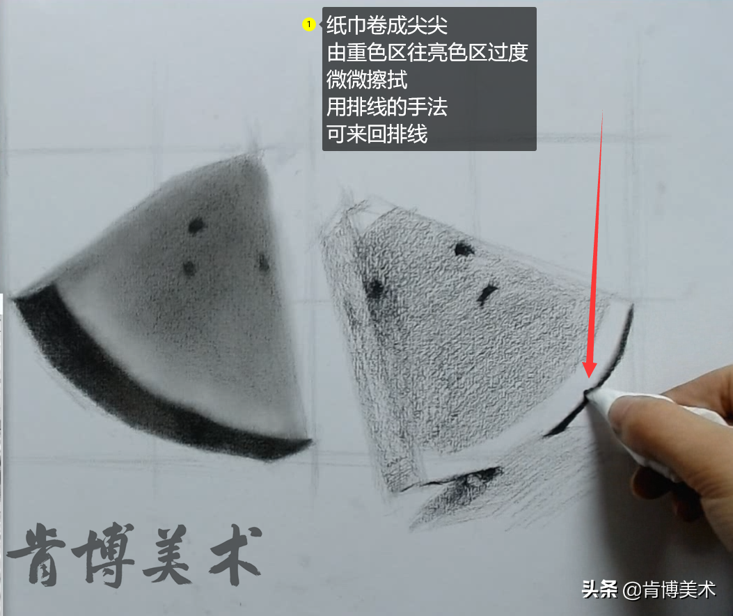 干货丨如何画好一副素描作品，让“西瓜”告诉你