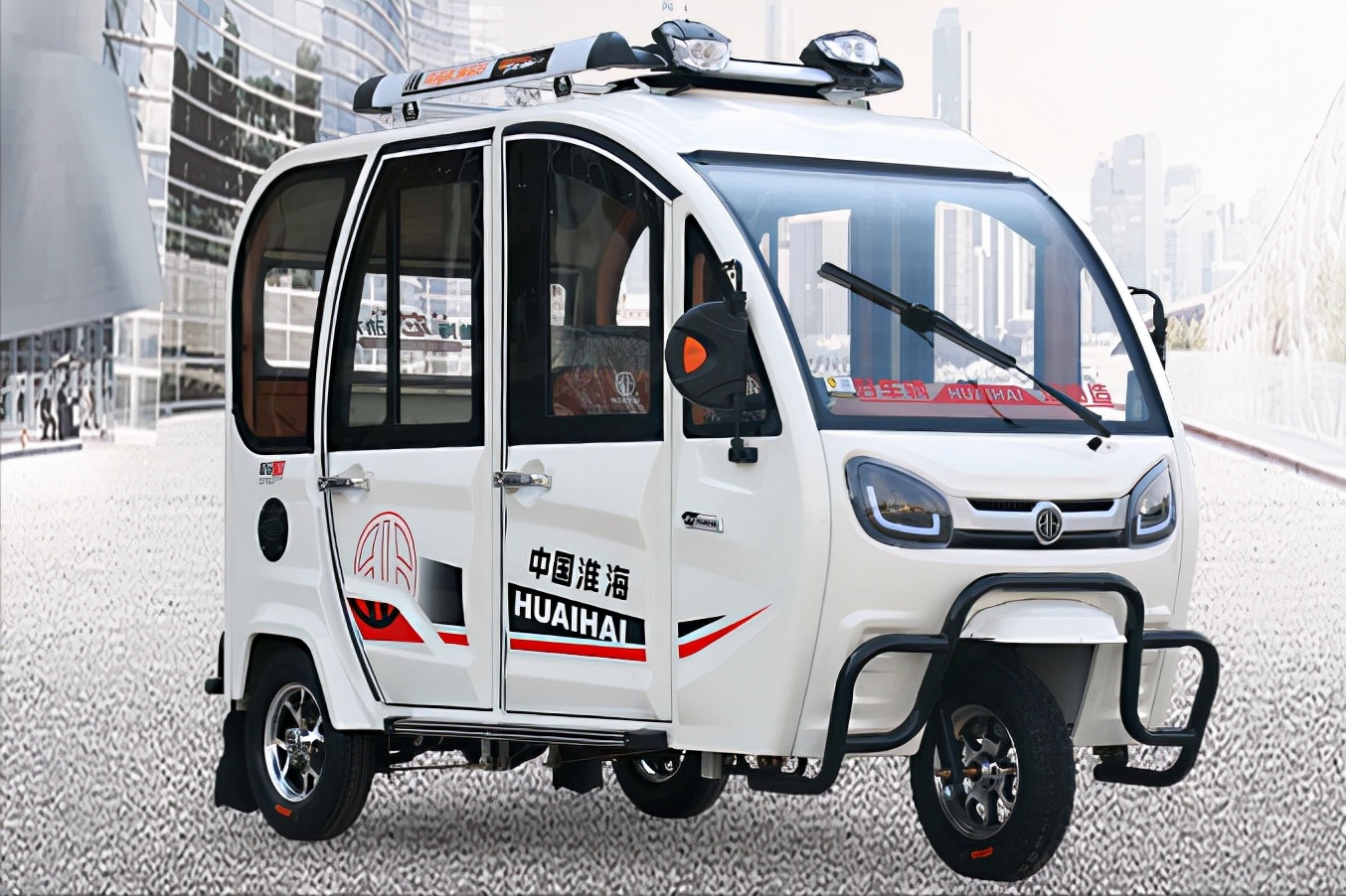 3款封闭式电动三轮车,续航超100km,载人拉货都可以