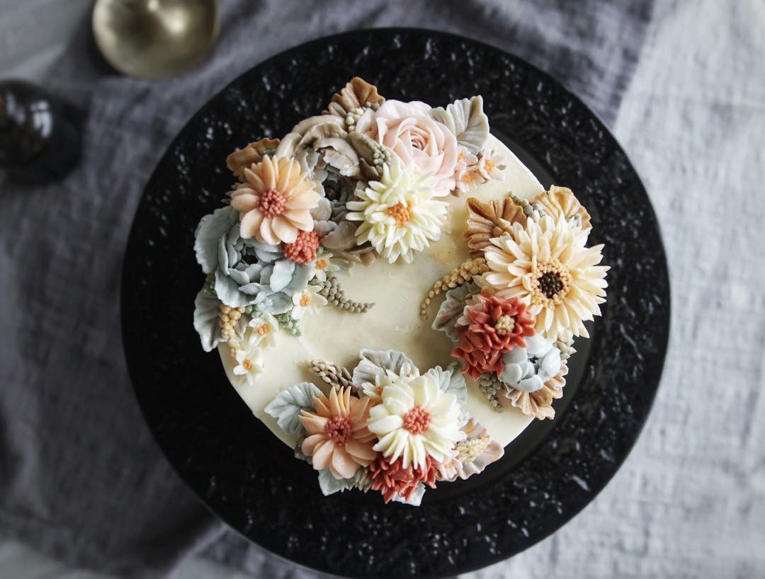 郑州裱花蛋糕培训学校（最新创意豆沙裱花蛋糕卷）