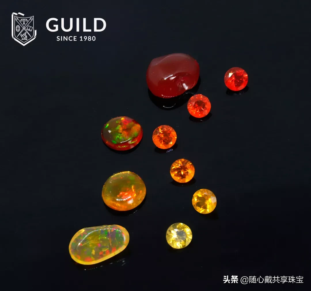 被誉为宝石中的“调色板”欧泊，不来pick一下吗？