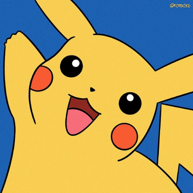 可可爱爱的皮卡丘卡通头像来啦