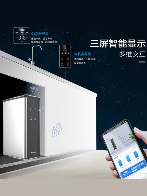凈水機不會選？看市場數據：海爾同比增速超行業
