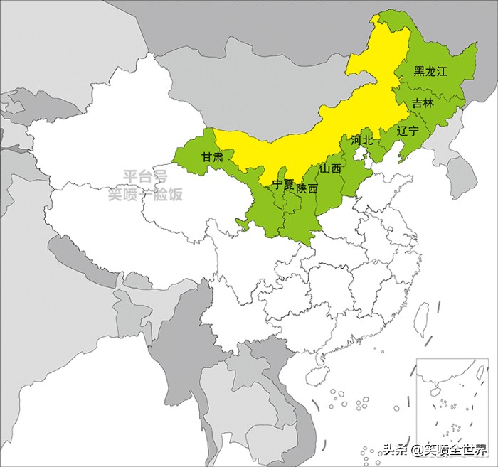 我国各省市“邻居”知多少，首都有2个，最多邻8个