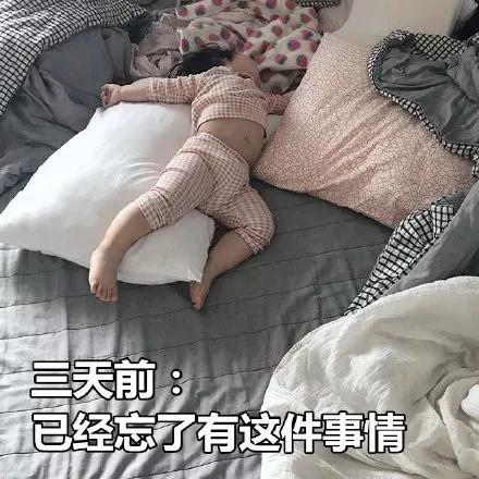 表情包：一个死宅出门的心理状态