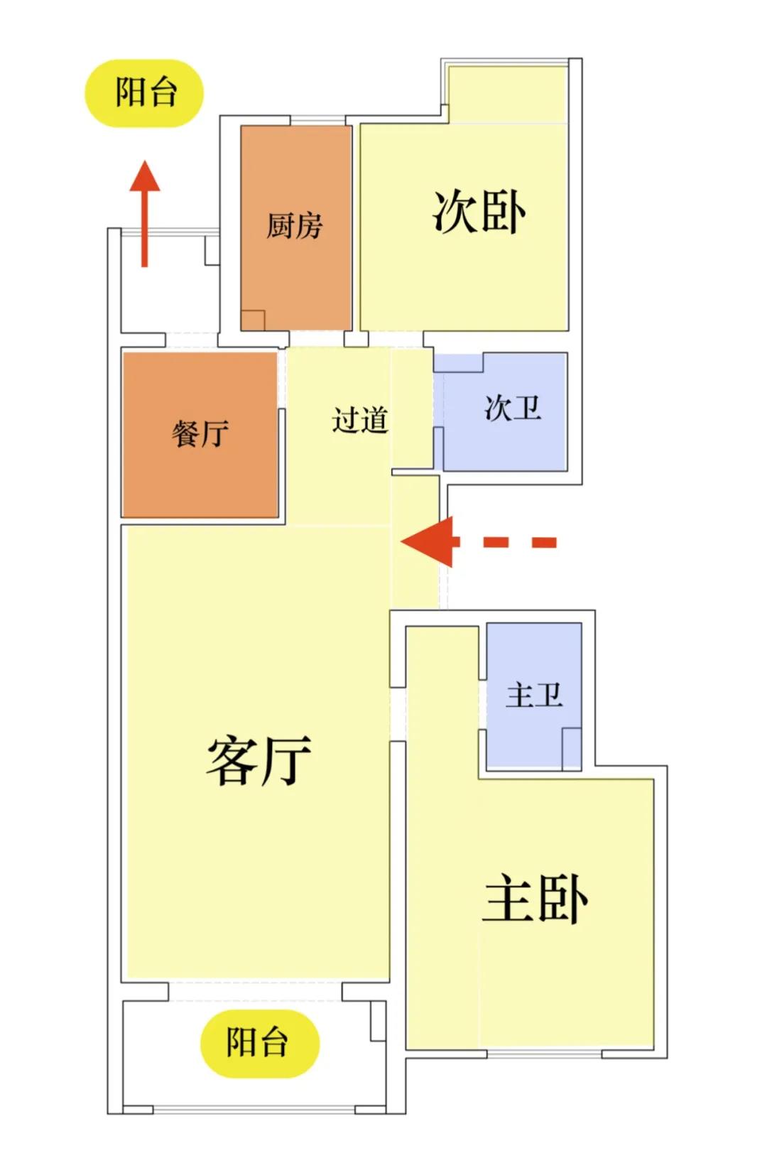 83㎡两房改三居，住一家五口人也不挤，还有超强收纳，值得借鉴