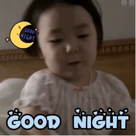 满屏晚安表情包：我去睡觉啦，good night