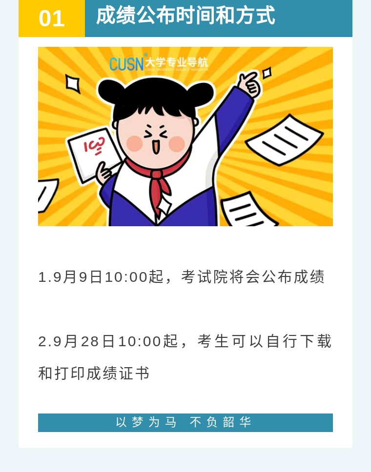 9月9日起可查询！你们的学考成绩