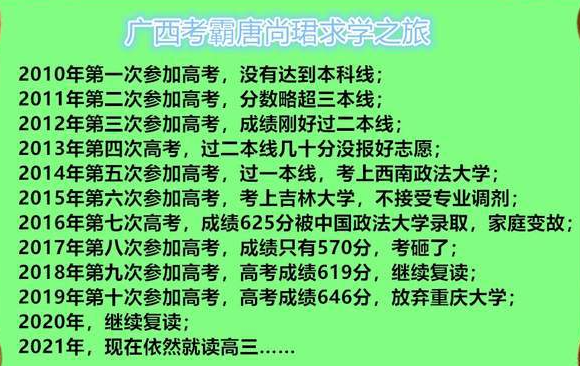 那位参加13次高考的考生，成绩被曝光，网友：中国科大只是烟雾弹