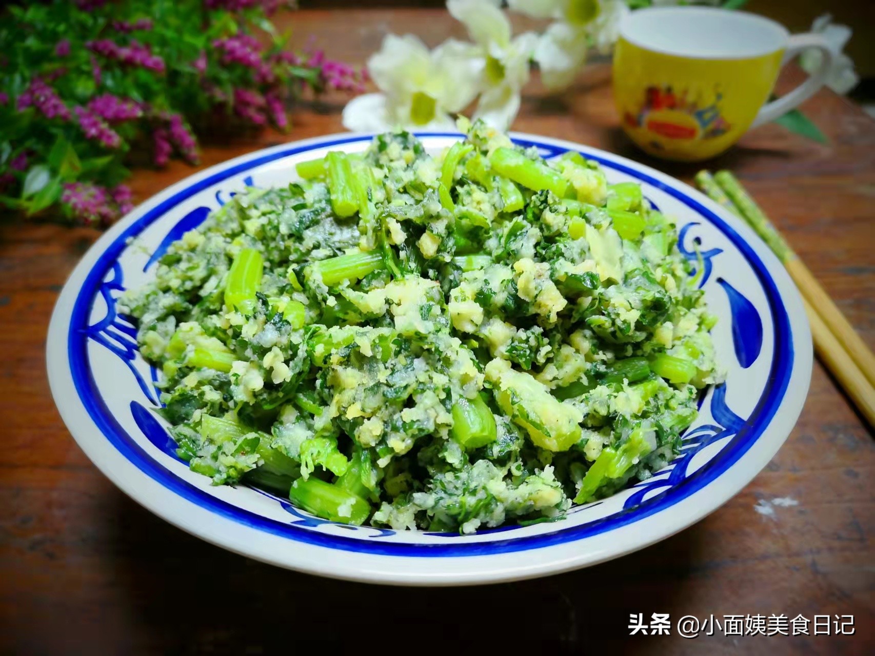 蒸茼蒿菜的做法（碱性蔬菜要多吃能改善睡眠）