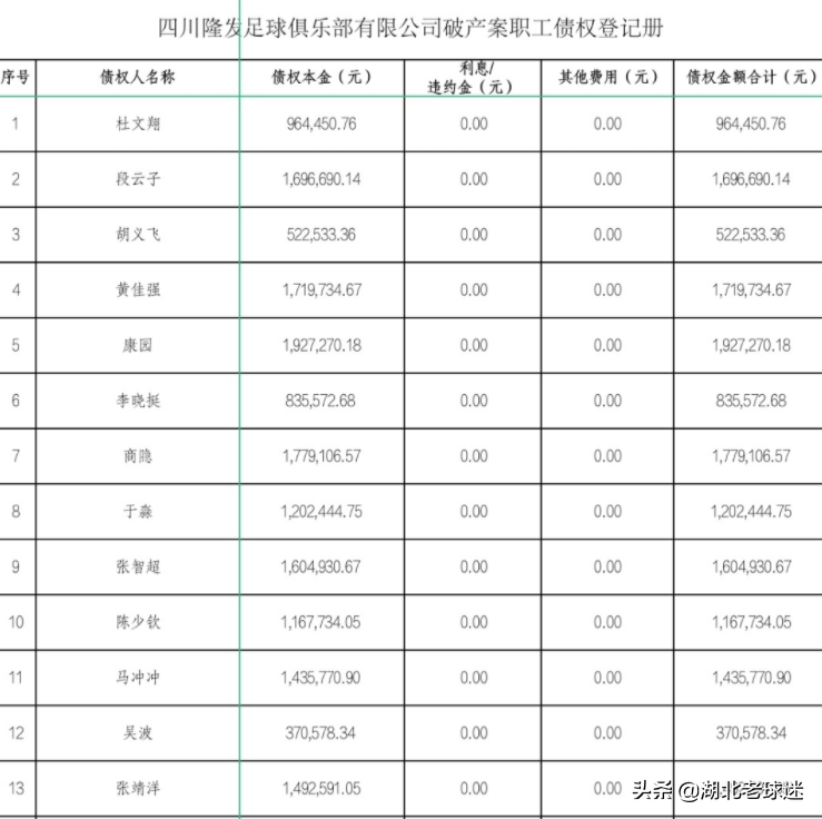 中超中甲都用fc为什么(四川FC被揭了老底！球员几乎在给何老板免费踢球，账面仅六千块)