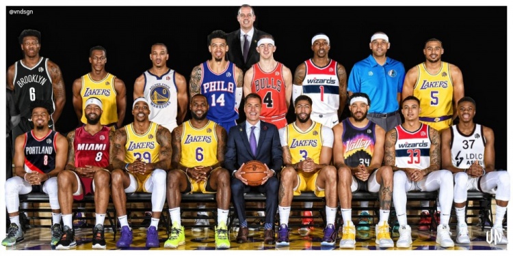 nba2020湖人队员有哪些(2020赛季湖人夺冠阵容，仅剩5人在。有人已经当了东契奇的教练)