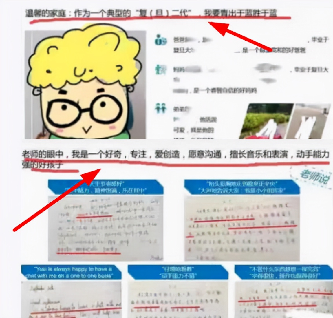 上海一幼儿园学生简历，内容长达15页，比大学毕业生简历还要丰富